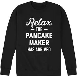 Licensed Character Men's Pancake Maker Arrived Sweatshirt, Size: Medium, Black