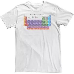 Licensed Character Big & Tall Fifth Sun Periodic Table Of Elements Chemistry Tee, Men's, Size: 3XL Tall, White