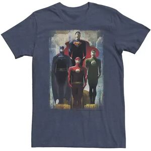 Big & Tall DC Comics Justice League Heroes Look Up Tee, Men's, Size: XL Tall, Med Blue