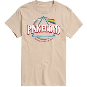 Licensed Character Men's Pink Floyd DSOTM Crescent Tee, Size: Large, Beige