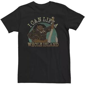 Licensed Character Big & Tall Disney Moana Maui I Can Lift A Whole Island Tee, Men's, Size: 4XL, Black