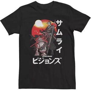 Star Wars Big & Tall Star Wars: Visions Samurai Poster Tee, Men's, Size: XXL Tall, Black