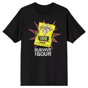 Licensed Character Men's Warheads Extreme Sour Lemon Tee, Size: Small, Black
