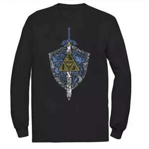 Big & Tall Nintendo The Legend Of Zelda Stained Glass Weapon Tee, Men's, Size: 3XL, Black