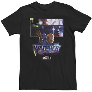 Big & Tall Marvel What If The Watcher Panel Poster Tee, Men's, Size: Large Tall, Black