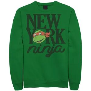 Licensed Character Men's Teenage Mutant Ninja Turtles New York Ninja Sweatshirt, Size: XL, Med Green