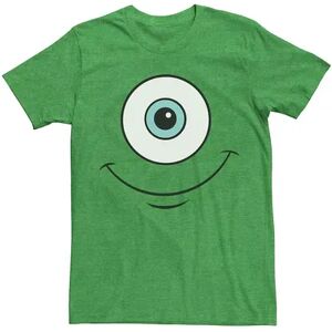 Licensed Character Men's Disney Pixar Monsters University Mike Eye Costume Tee, Size: XXL, Med Green