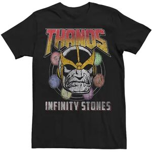 Licensed Character Men's Marvel's Thanos Vintage Infinity Stones Poster Tee, Size: XL, Black