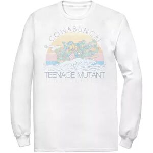 Licensed Character Men's Teenage Mutant Ninja Turtles Cowabunga! Group Shot Tee, Size: 3XL, White