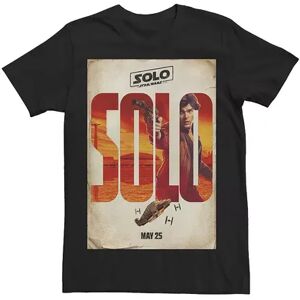 Men's Star Wars Han Solo Movie Release Date Poster Tee, Size: Medium, Black