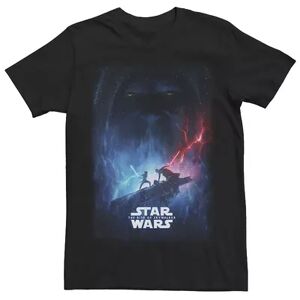 Star Wars Men's Star Wars The Rise Of Skywalker Good Vs Evil Poster Tee, Size: Medium, Black