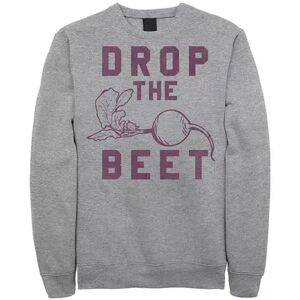 Licensed Character Men's 'Drop The Beet' Line Art Fleece, Size: Small, Med Grey