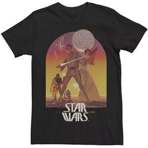 Star Wars Men's Star Wars Classic Characters Vintage Art Tee, Size: XL, Black