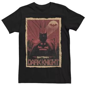 DC Comics Men's Batman Dark Knight Poster Tee, Size: Large, Black