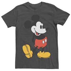 Disney Men's Disney Mickey Mouse Vintage Leg Kick Tee, Size: Medium, Dark Grey