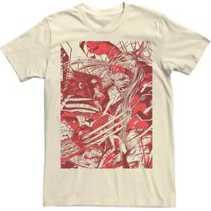 Men's Marvel Omega Red Vs. Wolverine Tee, Size: Large, Natural