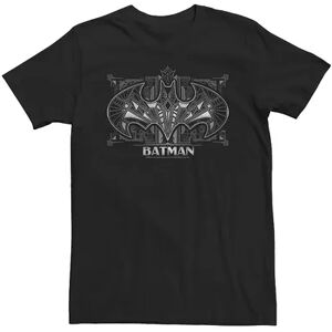 Licensed Character Big & Tall DC FanDome Batman Art Deco Logo Tee, Men's, Size: Large Tall, Black