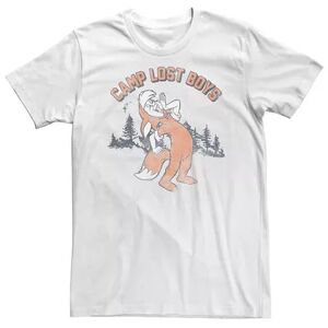Licensed Character Big & Tall Disney Peter Pan Fox Slightly Camp Lost Boys Tee, Men's, Size: 3XL, White