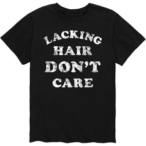 Licensed Character Men's Lacking Hair Dont Care Tee, Size: Small, Black