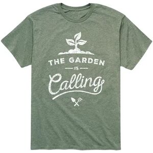 Licensed Character Men's The Garden Is Calling Tee, Size: Medium, Green