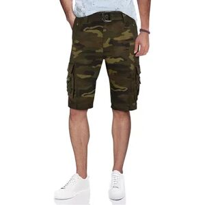 Xray Men's X-ray Belted Cargo Shorts, Size: 38, Brown