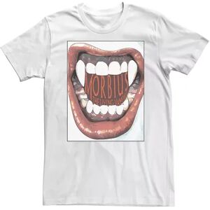 Licensed Character Big & Tall Marvel Morbius The Living Vampire Teeth Tee, Men's, Size: 4XL, White