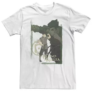 Licensed Character Big & Tall The Legend Of Korra Bolin Collage Poster Tee, Men's, Size: 4XL, White