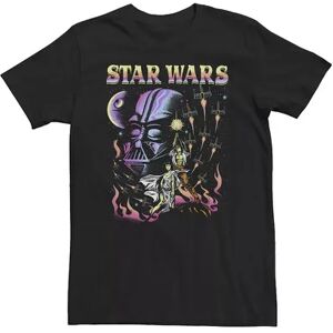 Big & Tall Star Wars Vintage Movie Scene Collage Tee, Men's, Size: Large Tall, Black