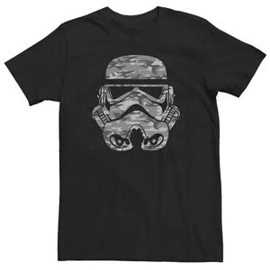 Big & Tall Star Wars Arctic Camo Stormtrooper Helmet Tee, Men's, Size: 4XL, Black