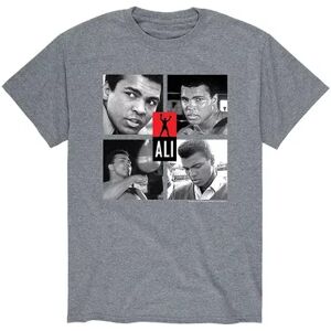 Licensed Character Men's Muhammad Ali Photo Grid Tee, Size: XXL, Med Grey