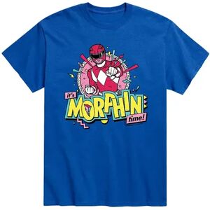 Licensed Character Men's Power Rangers Morphin Time Tee, Size: XXL, Med Blue