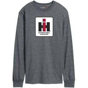 Licensed Character Men's Case IH Logo Long Sleeve Tee, Size: XXL, Dark Grey