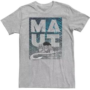 Licensed Character Big & Tall Disney Moana Maui Epic Fish Hook Poster Tee, Men's, Size: Large Tall, Med Grey