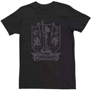 Licensed Character Big & Tall Disney / Pixar Onward Ian Character Badge Tee, Men's, Size: Large Tall, Black