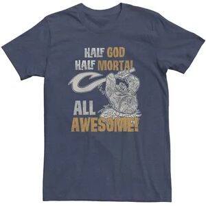 Licensed Character Big & Tall Disney Moana Maui Half God Half Mortal All Awesome Tee, Men's, Size: 4XL, Med Blue