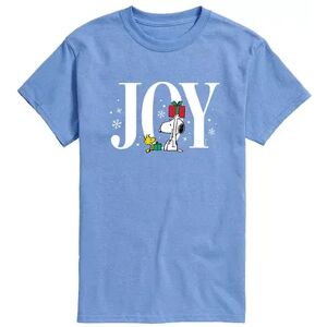 Licensed Character Men's Peanuts Snoopy Woodstock Joy Tee, Size: Medium, Blue