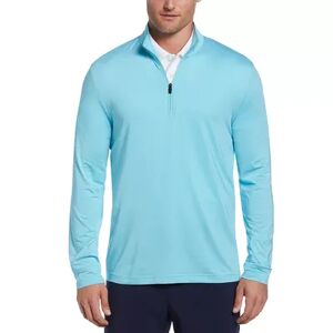 Grand Slam Men's Grand Slam Sun Shade Stretch 1/4-Zip Golf Pullover, Size: Large, Blue