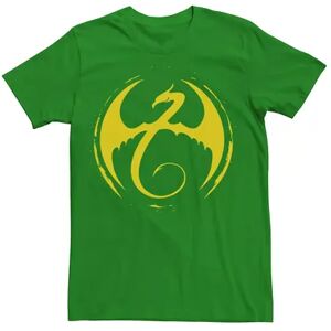 Licensed Character Men's Marvel Knights Presents Iron Fist Logo Graphic Tee, Size: XXL, Med Red