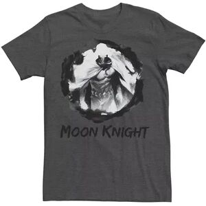 Licensed Character Men's Marvel Knights Presents Grunge Moon Knight Graphic Tee, Size: XXL, Dark Grey