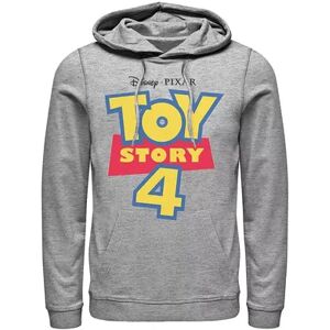 Licensed Character Men's Disney/Pixar Toy Story 4 Logo Hoodie, Size: XXL, Med Grey