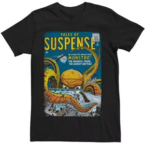 Licensed Character Men's Marvel's Tales Of Suspense Monstro Vintage Comic Cover Tee, Size: XXL, Black