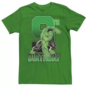 Licensed Character Men's Marvel's Hulk 9th Birthday Tee, Size: 3XL, Med Green