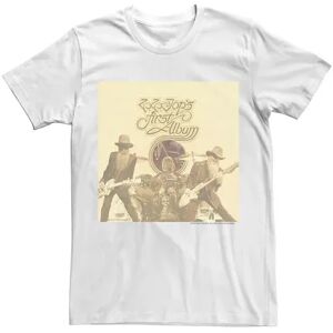 Licensed Character Men's ZZ Top First Album Vintage Poster Tee, Size: Small, White