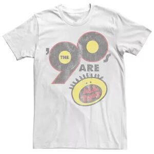 Licensed Character Men's All That All The '90's Are All That Distressed Tee, Size: XXL, White