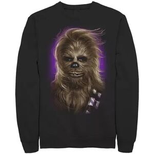 Men's Star Wars Que La Fuerza Be With You Poster Sweatshirt, Size: Large, Black