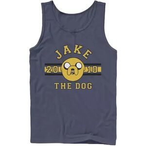 Licensed Character Men's Adventure time Jake The Dog 2010 Head Shot Graphic Tank Top, Size: Large, Blue