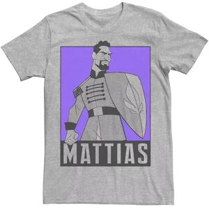 Men's Disney Frozen 2 Mattias Comic Portrait Tee, Size: XL, Med Grey