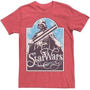 Men's Star Wars Retro Darth Vader Poster Tee, Size: XXL, Red