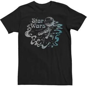 Star Wars Men's Star Wars Vintage Death Star Poster Tee, Size: XL, Black