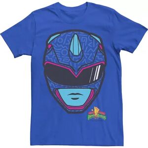 Licensed Character Men's Power Rangers Blue Ranger Big Face Tee, Size: Large, Med Blue